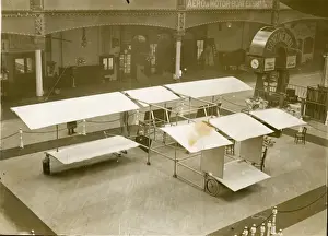 Olympia Prints: Breguet I Biplane at Olympia Aero and Motor Boat Exhibition