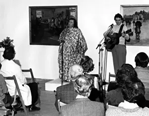 Guitarist Prints: Brenda Wootton, Cornish folk singer