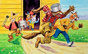 Images Dated 16th June 2006: Brer Rabbit, friends and saucepans