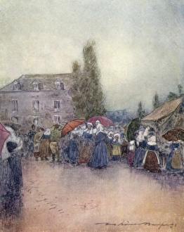 Images Dated 6th June 2011: Breton Fair / In the Rain