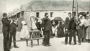 Images Dated 28th August 2018: Breton Pardon, Brittany, Northern France