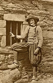Brittany Collection: Breton peasant, Brittany, Northern France