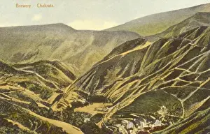 Terraces Prints: Brewery - Chakrata, India