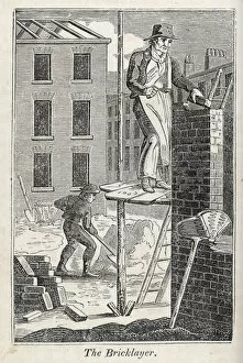 1827 Collection: Bricklayers 1827