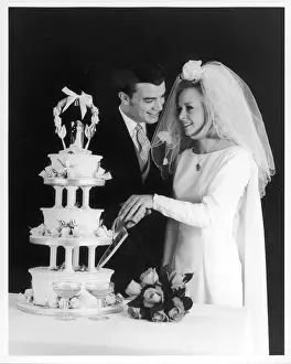 Newlyweds Prints: A BRIDE AND GROOM