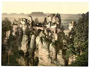 Bastion Prints: Bridge, the Bastion, Saxony, Germany