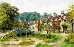 Combe Prints: The Bridge, Castle Combe, Wiltshire