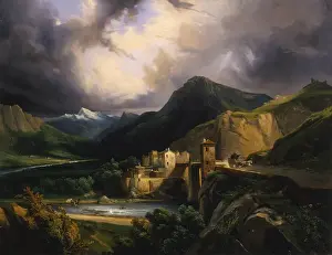 The Bridge at Crevola, by Jean-Charles-Joseph Remond