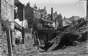 Whitby Prints: Bridge End, Robin Hood's Bay