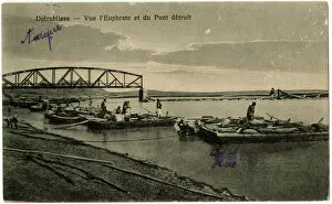 Bridge over the Euphrates River at Jarabulus, Syria