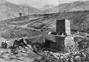 Images Dated 2nd August 2016: Bridge and fort at Chitral