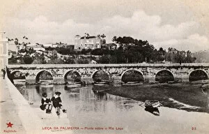 Bridge at Leca da Palmeira, Porto district, Portugal