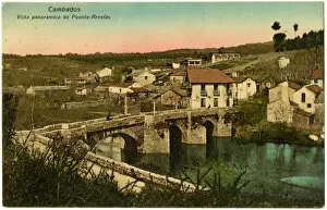 Pontevedra Collection: The Bridge over Lumia, Ribadumia, Pontevedra, Spain