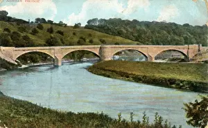 Norham Prints: The Bridge, Norham, Northumberland
