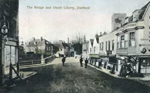 Images Dated 27th May 2021: The Bridge and Overy Liberty, Dartford, Kent, England. In Medieval Dartford