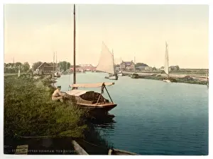 Heigham Prints: The bridge, Potter Heigham, England