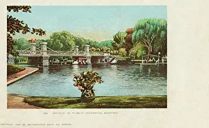 Bridge in the Public Gardens - Boston, Massachusetts