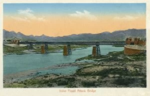 Bridge across the River Indus at Attock, Pakistan