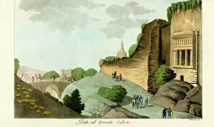 Bridge over the River Kidron, 1800s