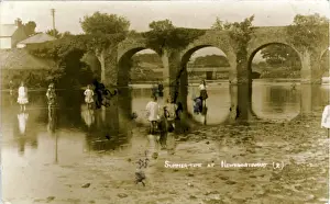 Tyrone Prints: Bridge & River, Newtownstewart, County Tyrone
