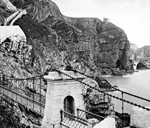 Stack Prints: Bridge to South Stack Lighthouse, Anglesey, Wales