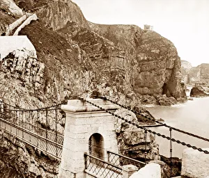 Stack Prints: Bridge to South Stack Lighthouse near Holyhead