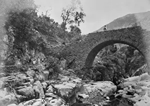 Azores Prints: Bridge over stream bed