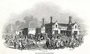 Northants Prints: Bridge Street railway station, Northampton