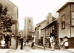 Thetford Prints: Bridge Street, Thetford, early 1900s