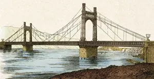 Supports Prints: Bridge with Two Towers Date: 1880