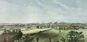 Conn Prints: Bridgeport, Conn. 1882. From old mill hill