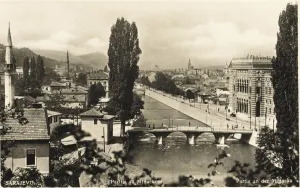 Sarajevo Prints: Bridges over the Miljacka River, Sarajevo
