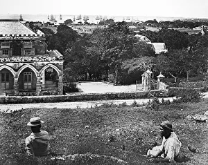 Bridgetown Prints: Bridgetown Harbour, Jamaica - Victorian period