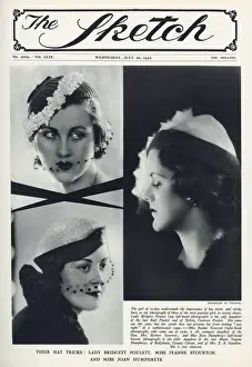 Socialites Prints: Bridgett Poulett, Jeanne Stourton & Joan Humphreys, Yevonde
