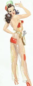 Images Dated 6th March 2017: Bridgette - Murrays Cabaret Club costume design