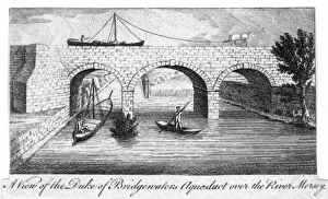 Bridgewater Canal, aqueduct over the River Mersey Bridgewater Canal, aqueduct over the River Mersey