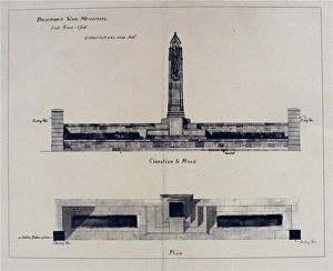 Images Dated 27th April 2012: Bridport War Memorial by G Gilbert Scott