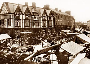 Brigg Market Day early 1900s