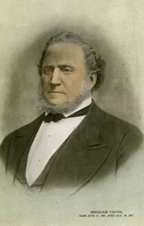 Images Dated 28th November 2011: Brigham Young - Mormon Leader