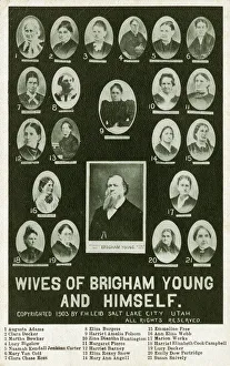 Lucy Gallery: Brigham Young - Mormon Leader and Wives