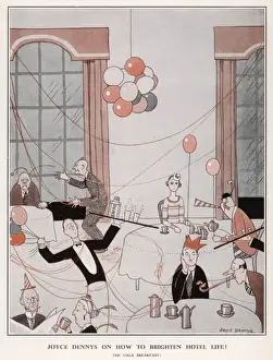 Gala Prints: How to Brighten Hotel Life: The Gala Breakfast