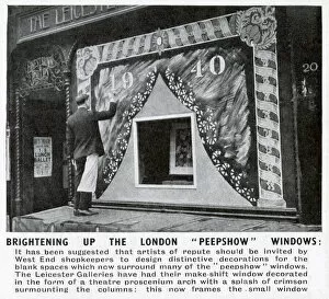 Decorating Gallery: Brightening up the London Peepshow windows