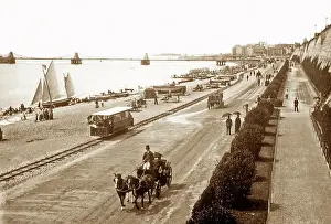 Brighton Chain Pier and Volk's Railway Victorian period