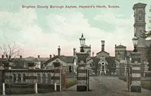 Gates Prints: Brighton County Borough Asylum, Haywards Heath, Sussex