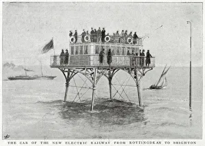 Images Dated 2nd June 2021: The Brighton and Rottingdean Seashore Electric Railway - a unique coastline railway