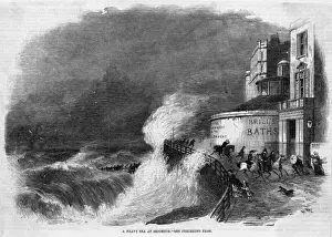 Outings Prints: Brighton Rough Sea