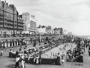 Sea Side Collection: Brighton Seafront 1950S