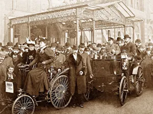 Metropole Prints: Brighton - Veteran cars at Hotel Metropole
