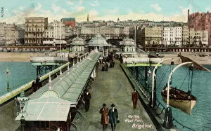 Images Dated 8th May 2008: Brighton / West Pier 1900