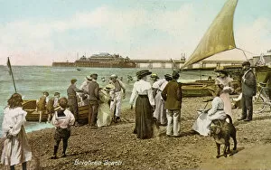 British Seaside Gallery: Brightons Pebbly Beach